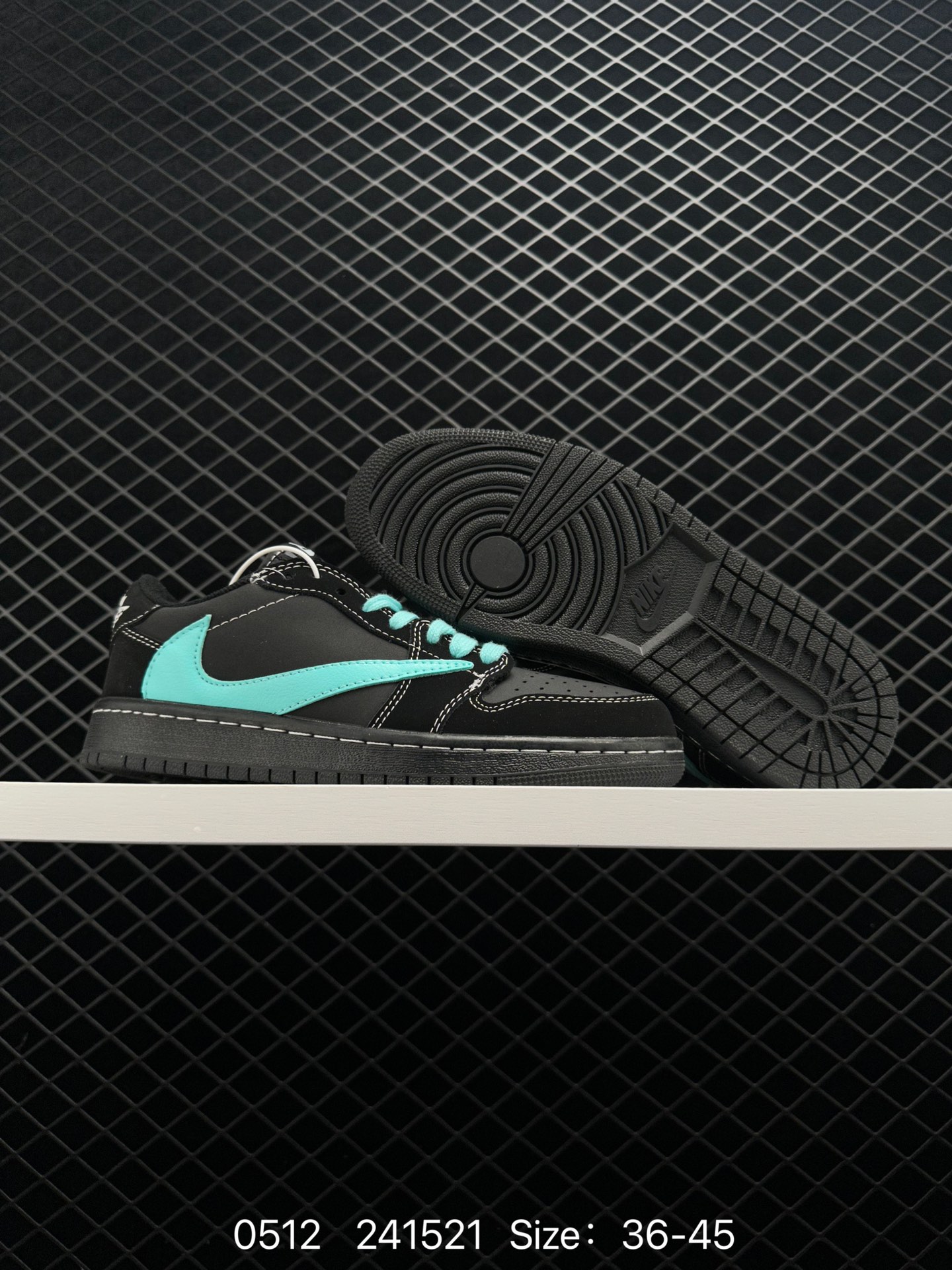 Travis Scott x Air Jordan 1 Low OG “Black Phantom